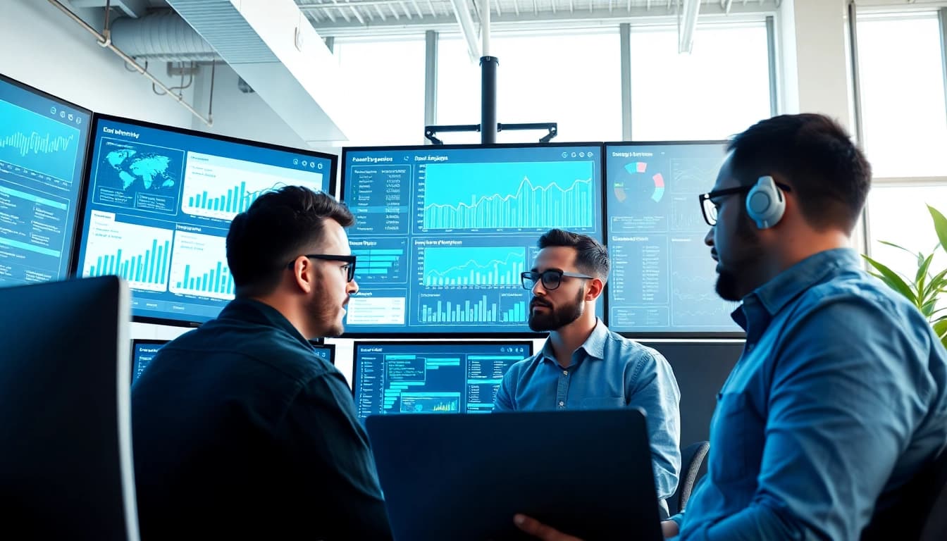 Engage with https://benchbot.ai's AI testing platform through tailored solutions in a vibrant tech environment.