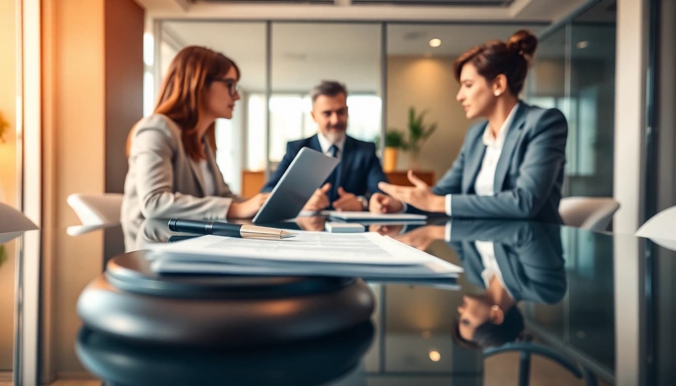 Legal consultation at southerninjury.com with detailed documents, professional atmosphere.
