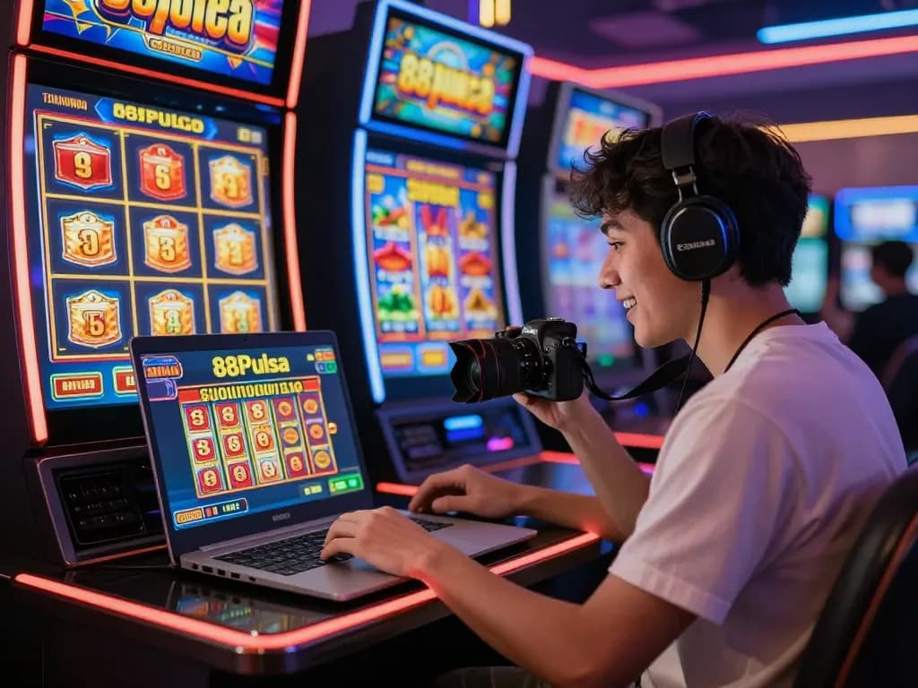 Engaging user experience on 88Pulsa online gambling platform with vibrant gaming visuals.