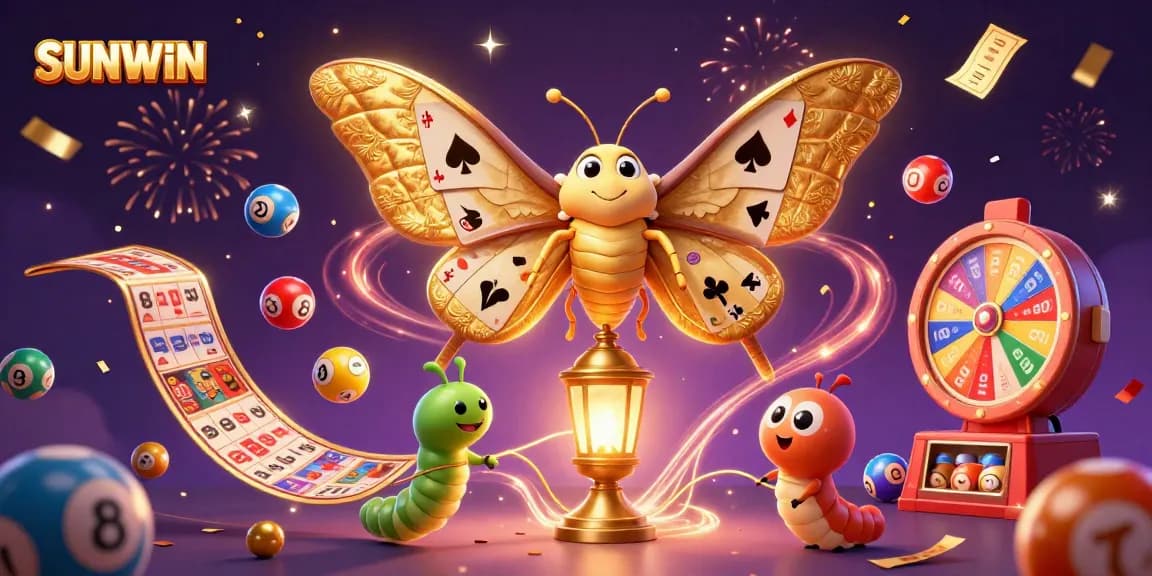 SUNWIN players enjoy a vibrant casino experience with colorful themes and dynamic games amid joyful celebrations.