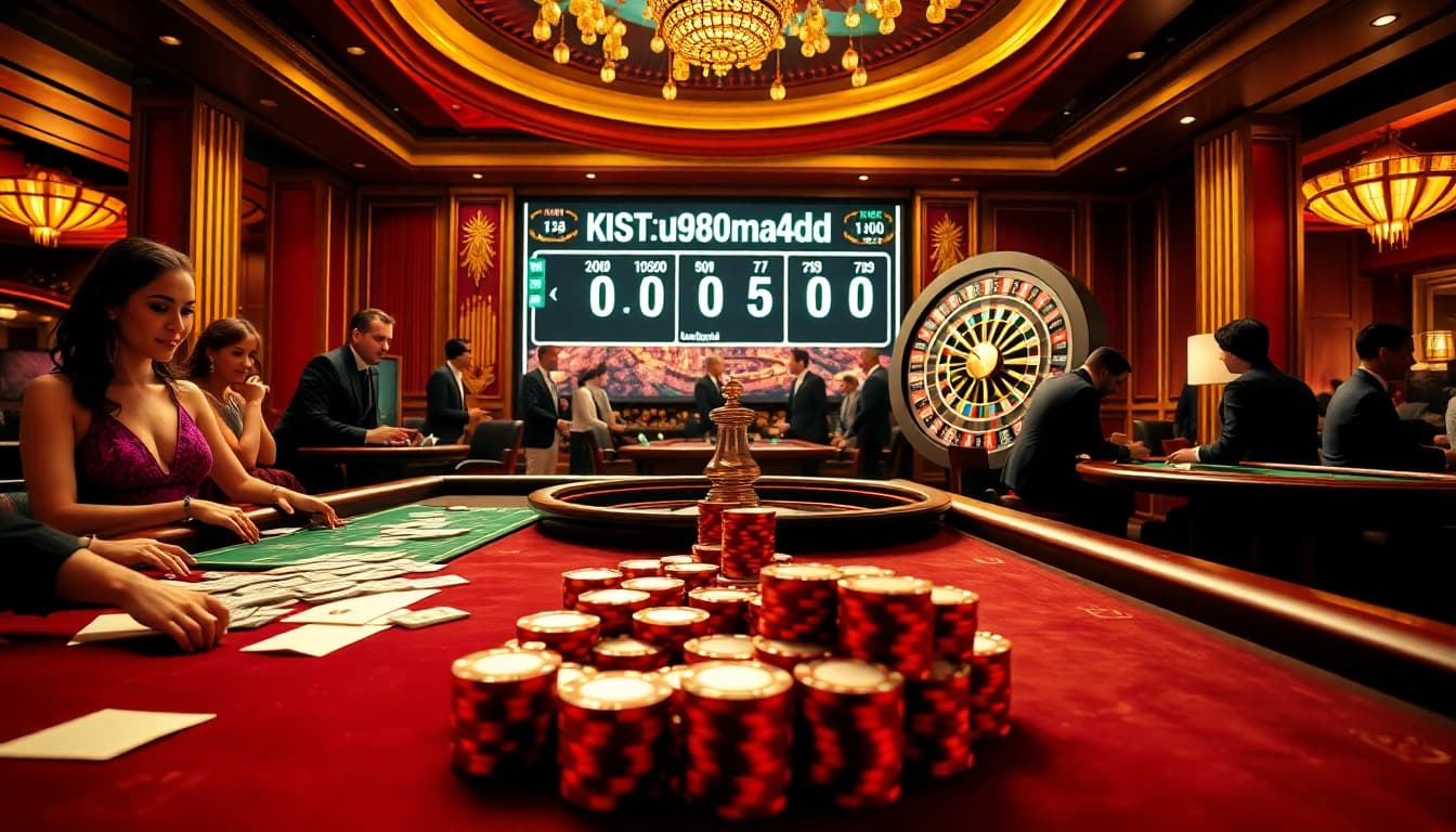 Rasakan sensasi berjudi dengan nomor Utama4D yang ditampilkan di kasino mewah.