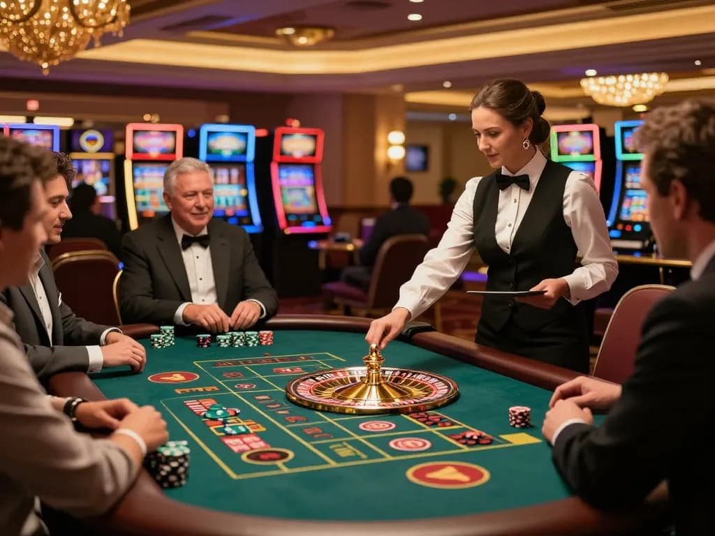 Rasakan sensasi bermain roulette di lingkungan kasino Paris888 yang semarak, di mana kegembiraan bertemu strategi.