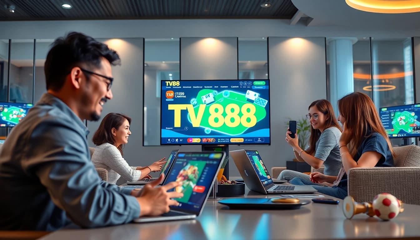 TV88 online gaming platform showcasing diverse games and user-friendly interface for engaging player experience