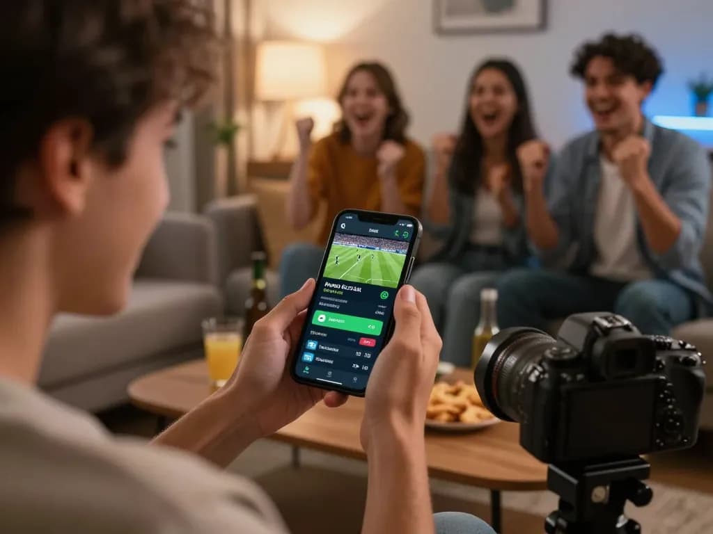 Engaging sports betting experience on soikeo.in.net with mobile app showing live game odds.