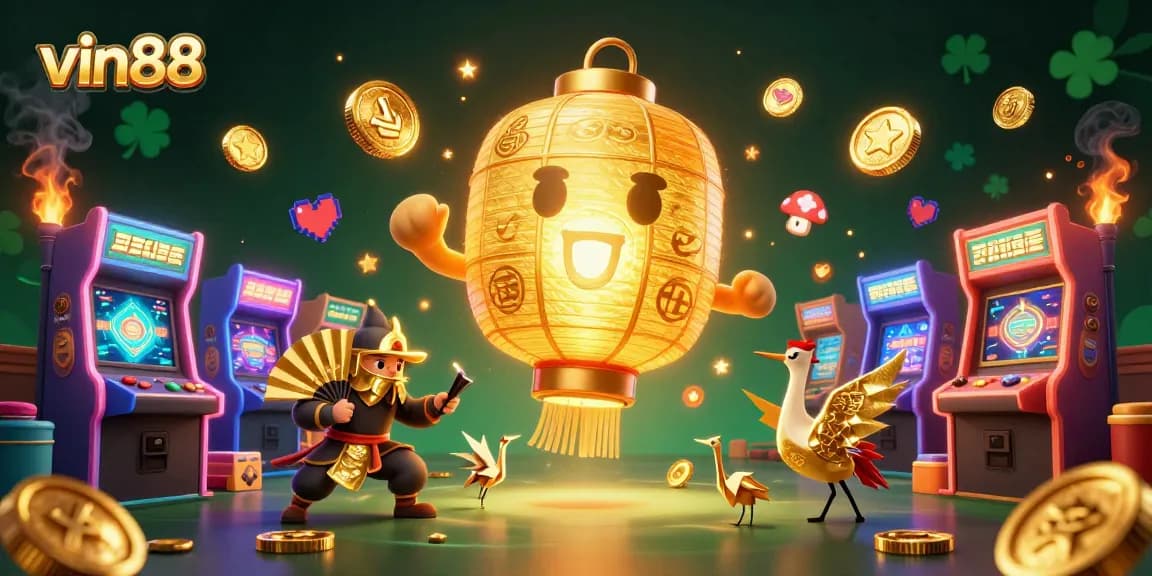 Join the excitement with vin88 as luck dances with gaming spirits at a vibrant night market casino.