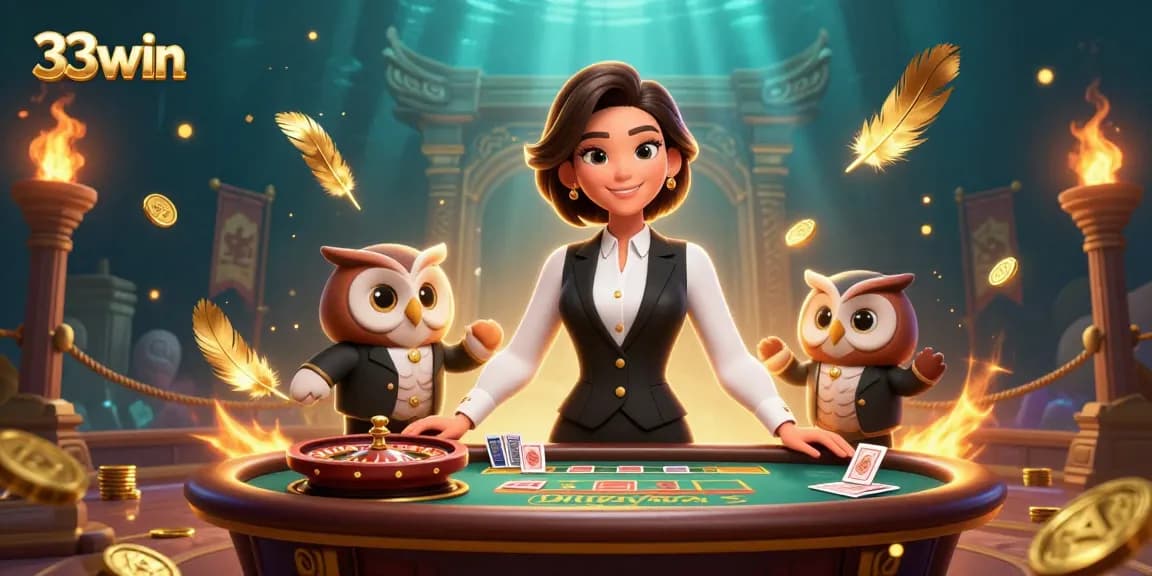 Experience thrilling gameplay at 33win with dynamic casino action, including dealers and games.