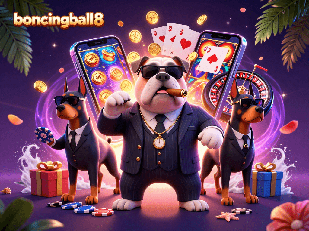 bouncingball8 স্লট গেমে জ্যাকপট নিতে ৩ডি ক্যাসিনো দৃশ্য তৈরি করেছে