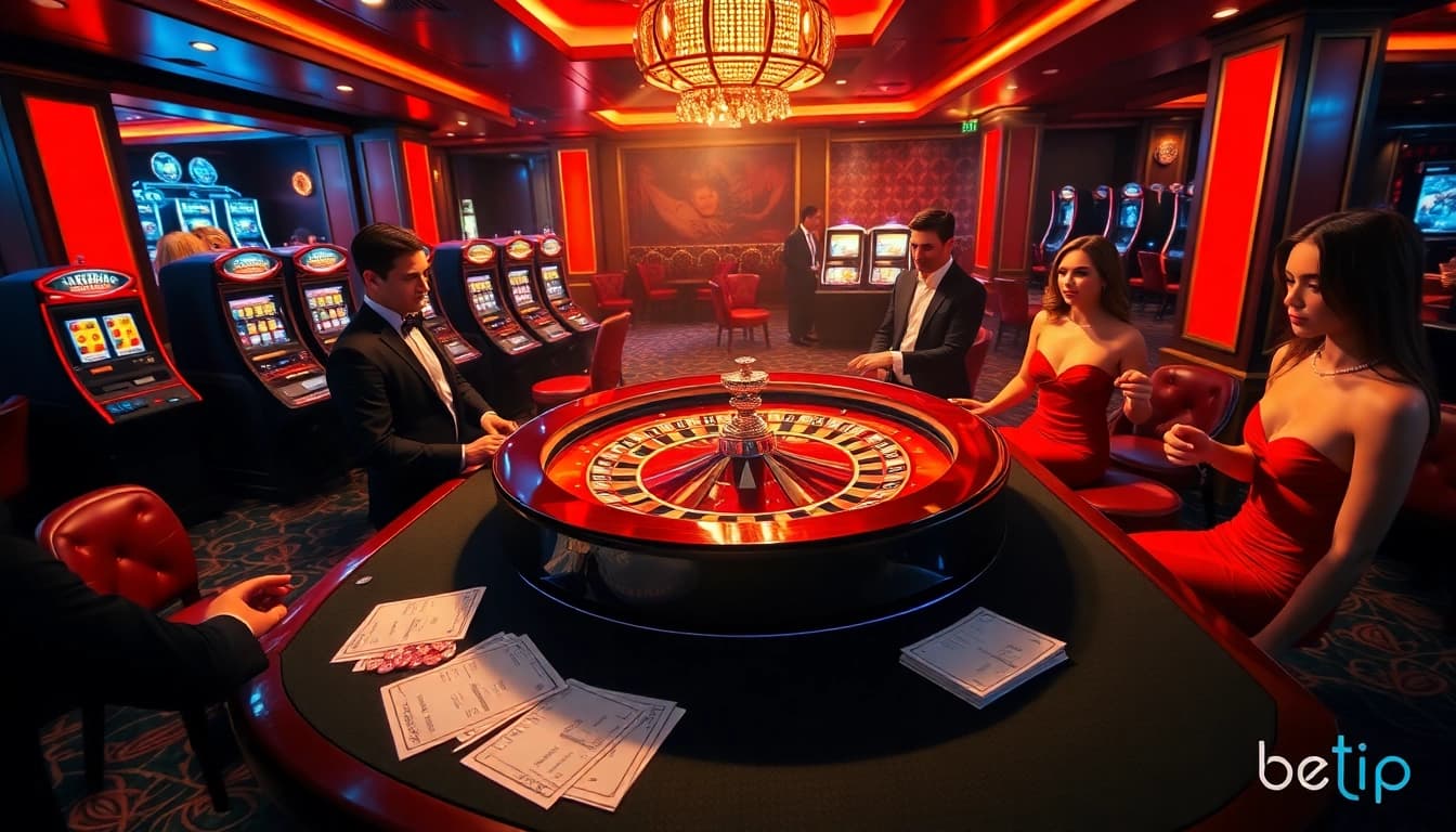 Trải nghiệm sự hồi hộp cược cao tại các bàn casino sang trọng của Betvip.