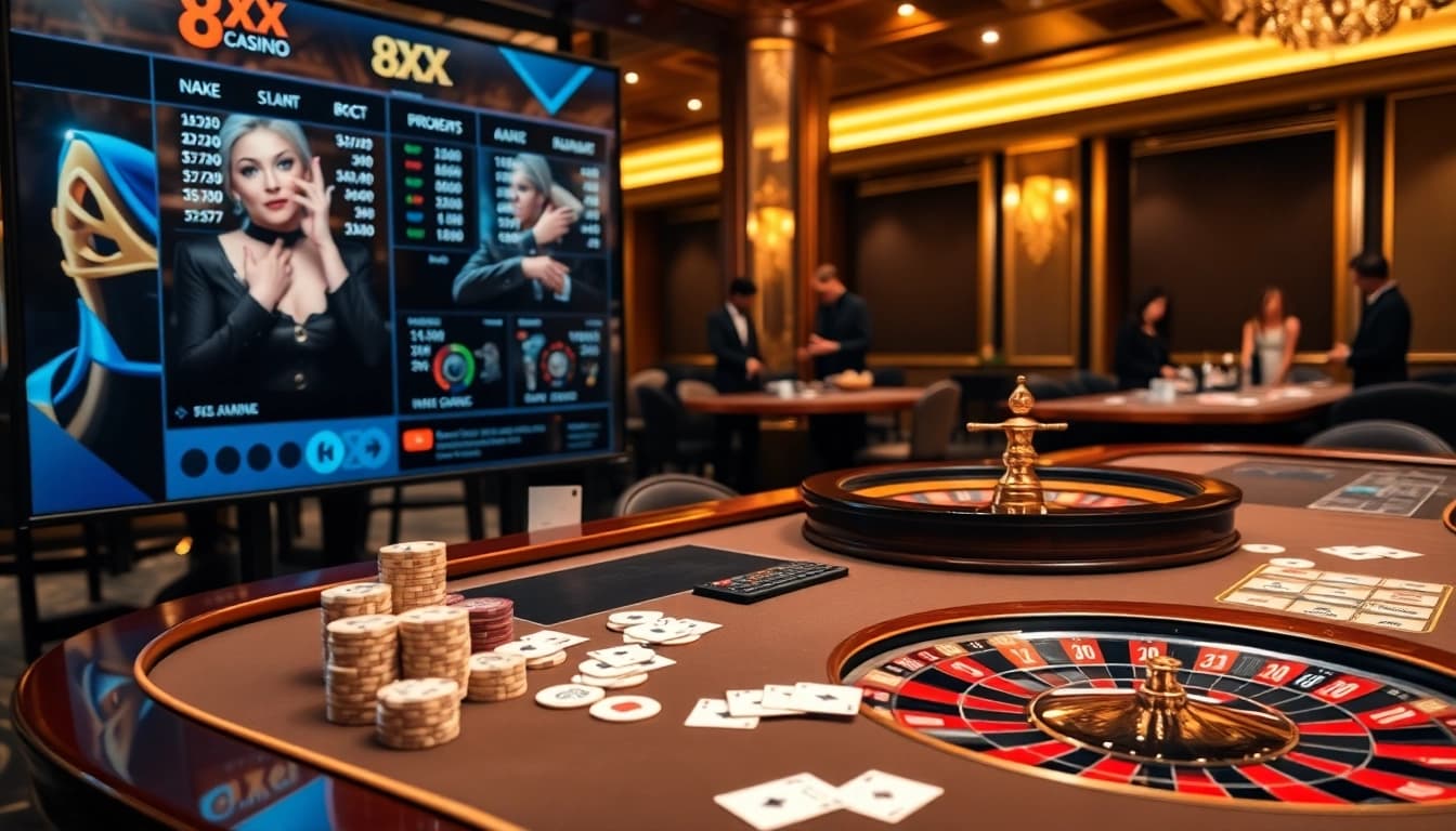 Experience the excitement of nhà cái 8XX with a premium betting interface and a lively casino atmosphere.