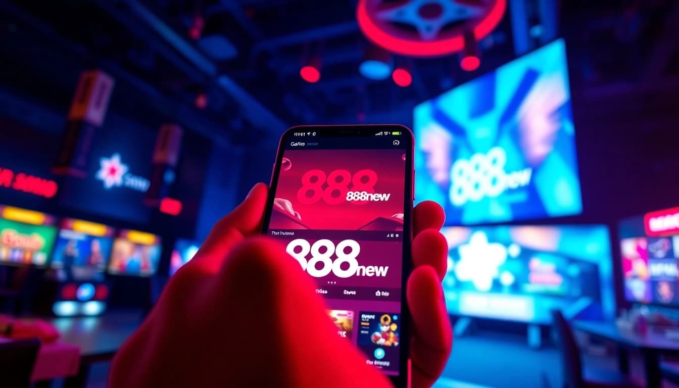 Experience 888new online gaming platform with exciting features and vibrant interface