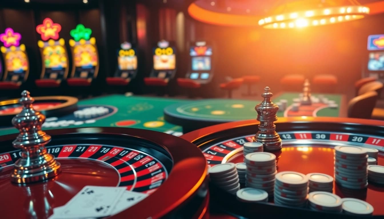 Experience the thrill of online gambling with vibrant elements from BIG88.BAR's casino scene.