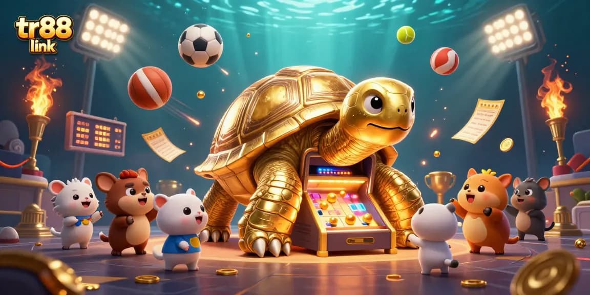 Engage with the thrilling excitement of the tr88 link in this vibrant casino scene.