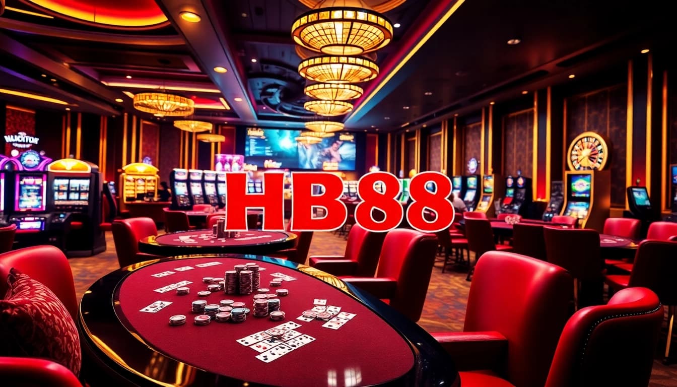 Experience the excitement of HB88 casino with thrilling games and vibrant atmosphere.