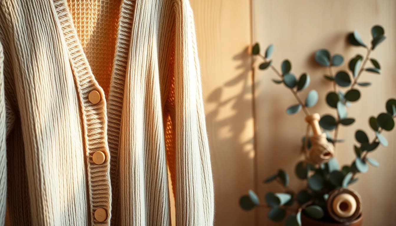 Showcasing luxurious garments from https://www.ound-ound.com with elegant textures and natural lighting.