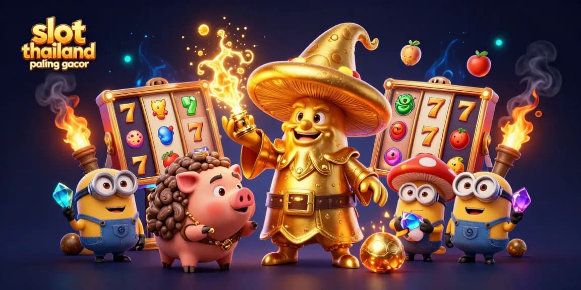 Experience the excitement of slot thailand paling gacor with magical 3D characters and vibrant game elements.