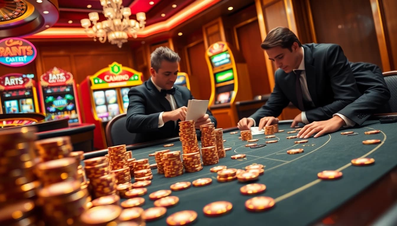 Experience thrilling poker action at RR88 casino with vibrant tables and professional players.