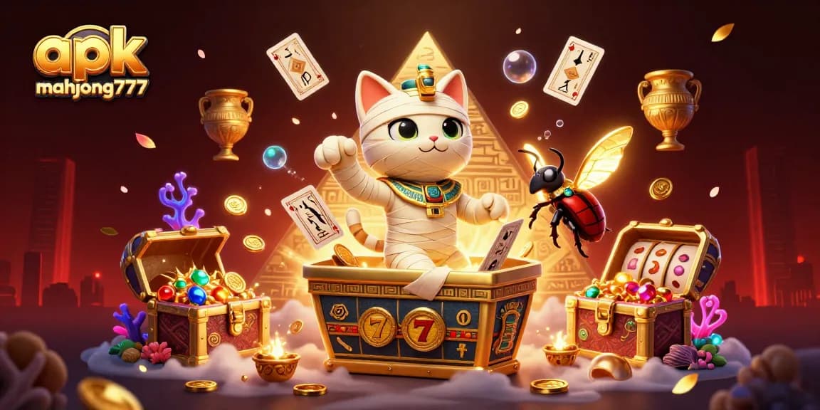 Play slots and win big with apk mahjong777 featuring vibrant casino characters and elements.