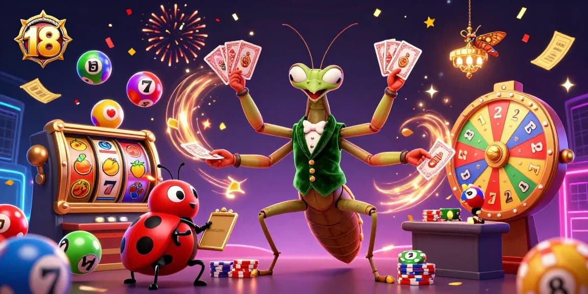 Spin to win with keonhacai 18 featuring vibrant slot reels and dynamic casino elements.