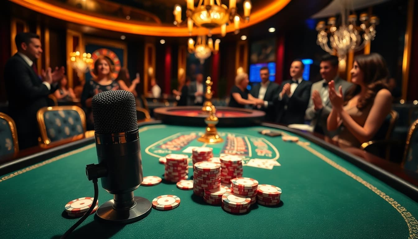 Experience the excitement of gambling at a casino with MV88 microphone capturing every thrilling moment.