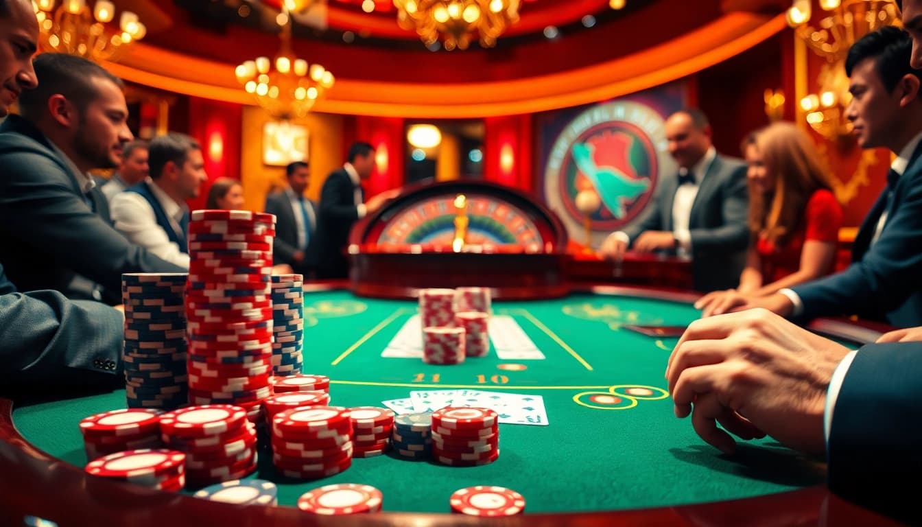 Players strategizing at a poker table, embodying the hidden wiki theme of online gambling.