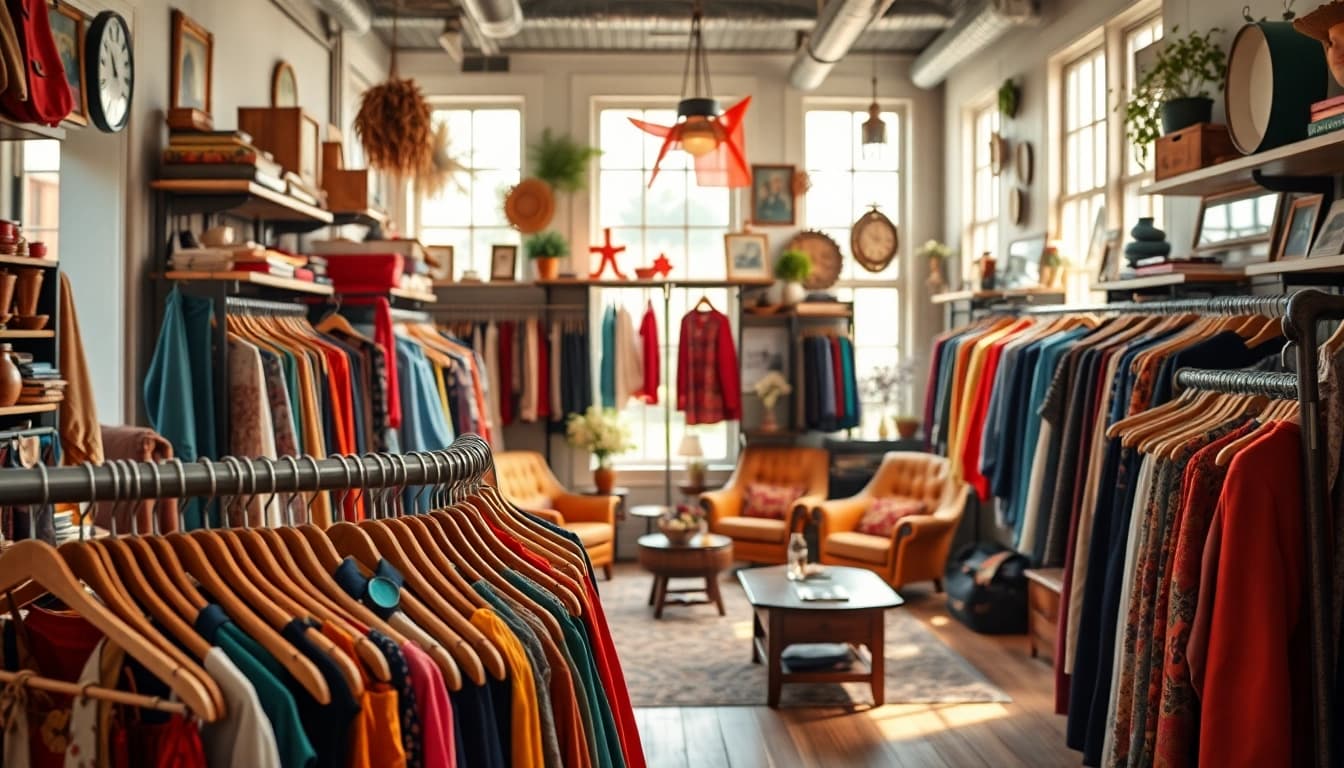 Shop for unique styles at https://thrift-vintage.com showcasing an eclectic vintage clothing collection.