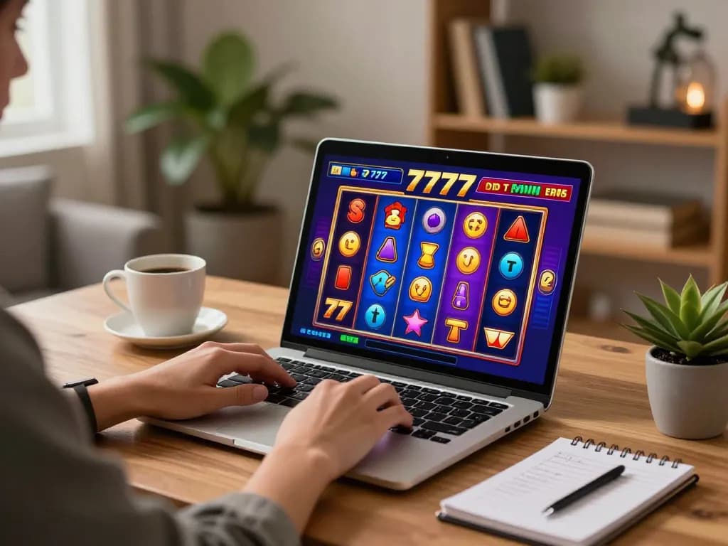 Join in the excitement of slot777 gameplay with vibrant online casino action at home.