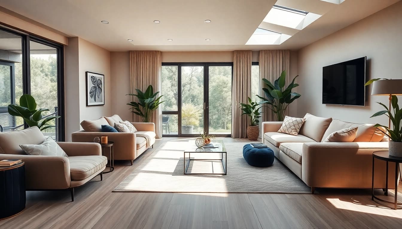 Transform your space with www.tbplhomes.com showcasing a modern and cozy living room.