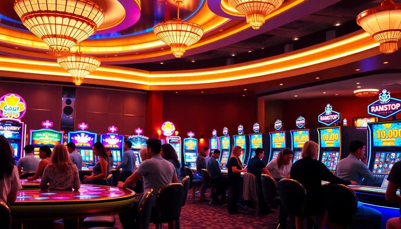 Experience the lively atmosphere of a Non gamstop casino with vibrant gaming options.