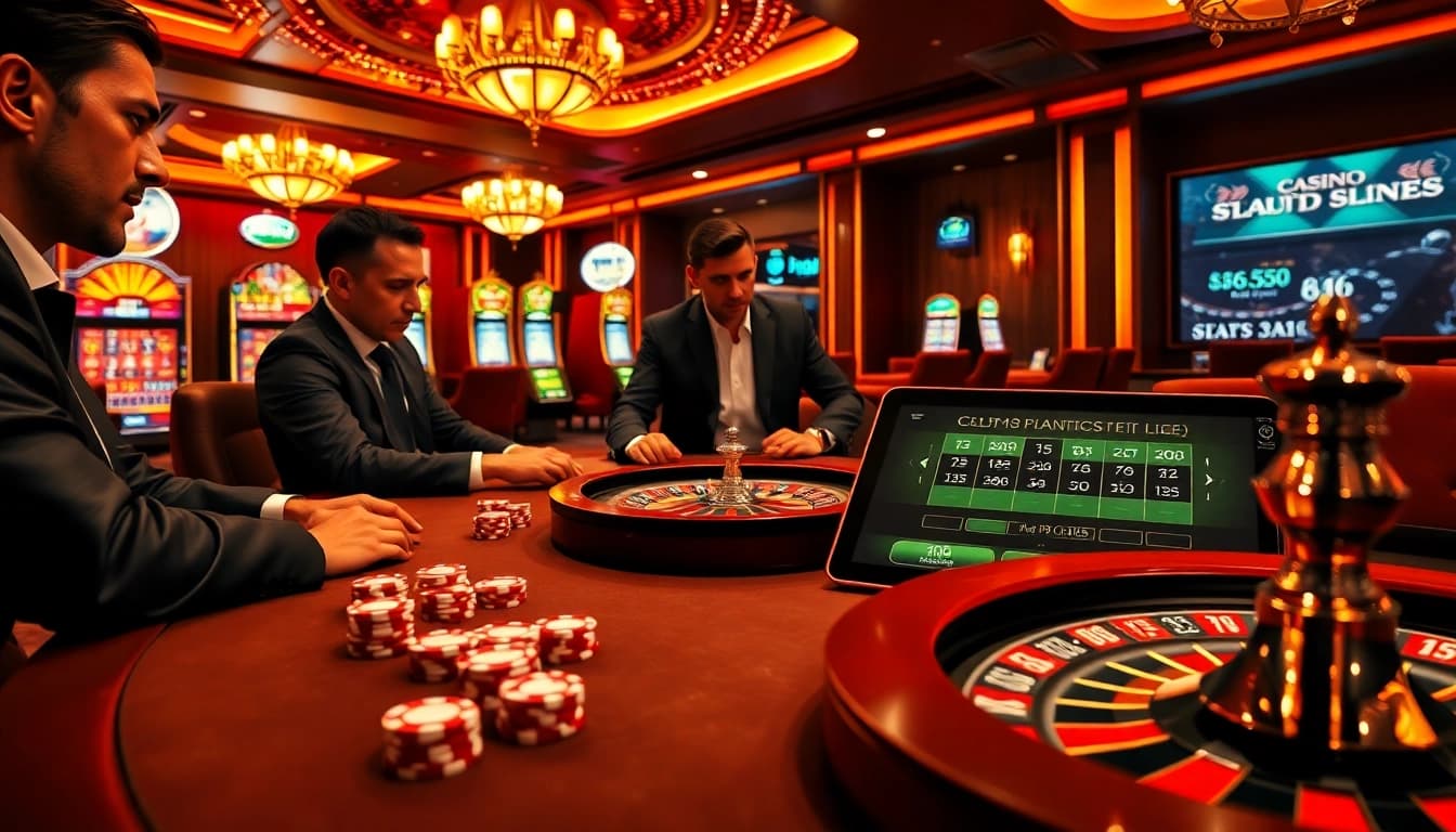 Experienced players enjoying a thrilling game at BL555 casino.