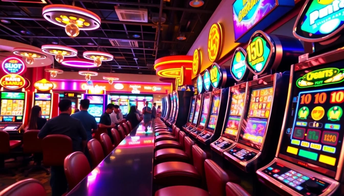 Menangkan permainan slot bet kecil dengan taruhan mulai dari 50 rupiah di meja kasino.