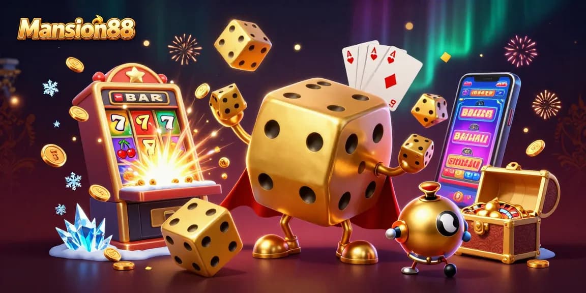 Experience Mansion88's vibrant casino excitement with dynamic gaming elements and captivating visuals.