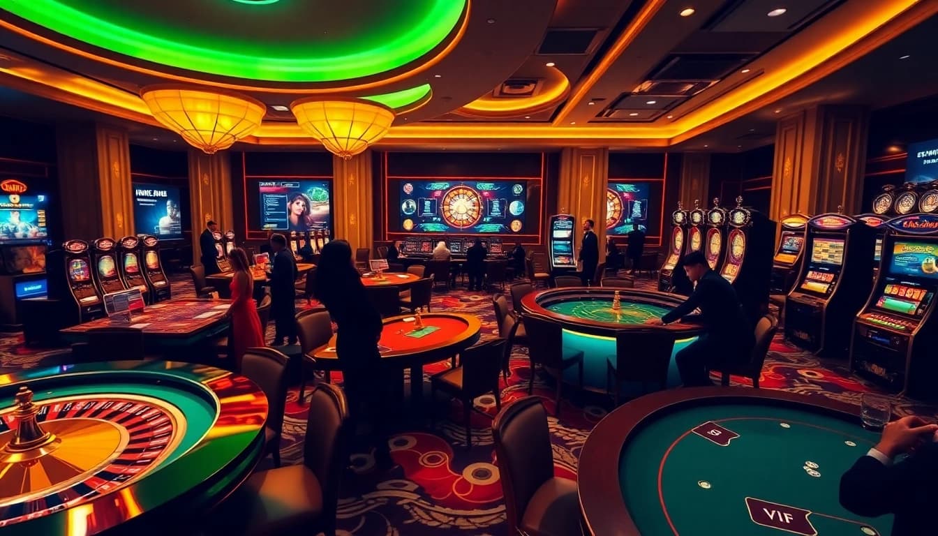 Experience the excitement of online gambling with OKWIN.BLOG's vibrant casino interface showcasing games.