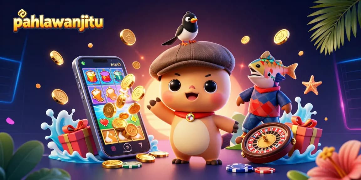 Pahlawanjitu brings excitement to the gaming scene with a playful Loch Ness monster and gold coins.