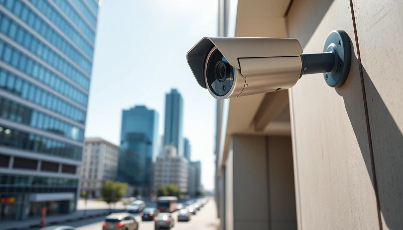 Capture vehicle movements with a high-performance license plate recognition camera in an urban setting.