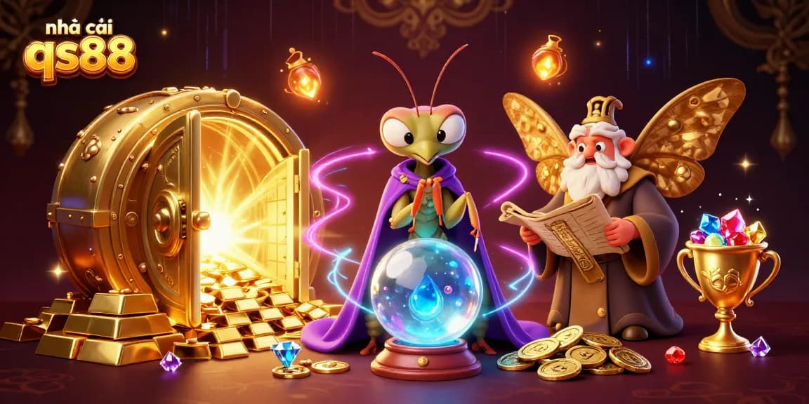 Engage with the exciting world of nhà cái qs88 amidst riches, fortune tellers, and vibrant casino elements.
