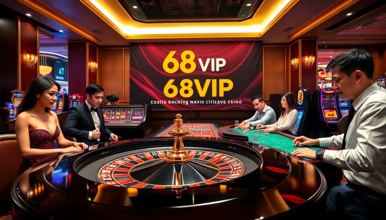 Engage in thrilling action at Đăng Ký Nhà Cái 68VIP with vibrant casino games and professional dealers.