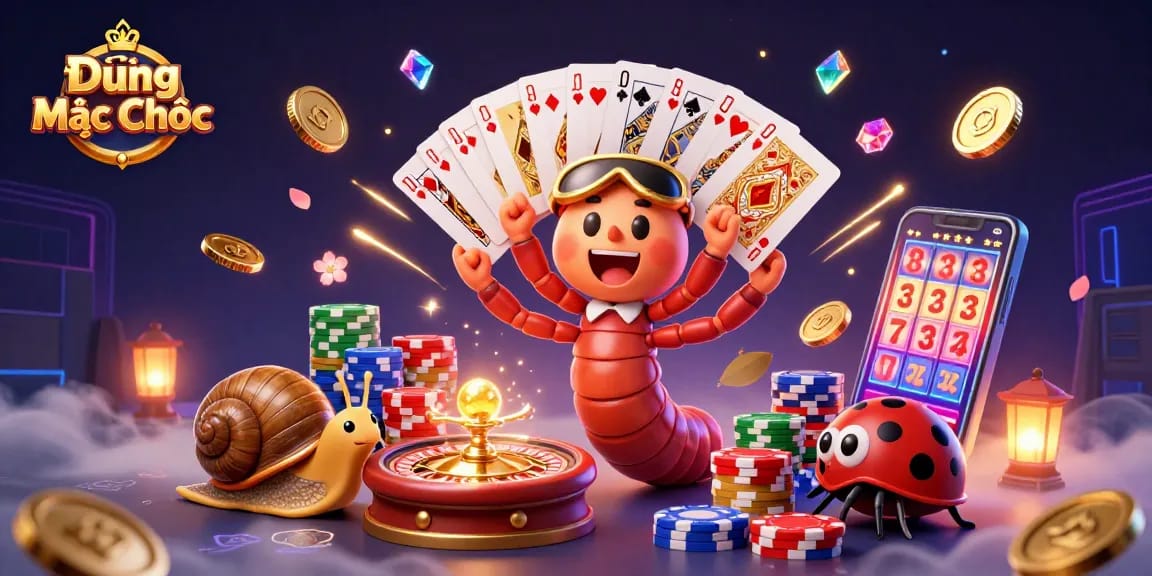 Engage with Đường Mạc Chược players as millipede dealer showcases ecstatic card hands.