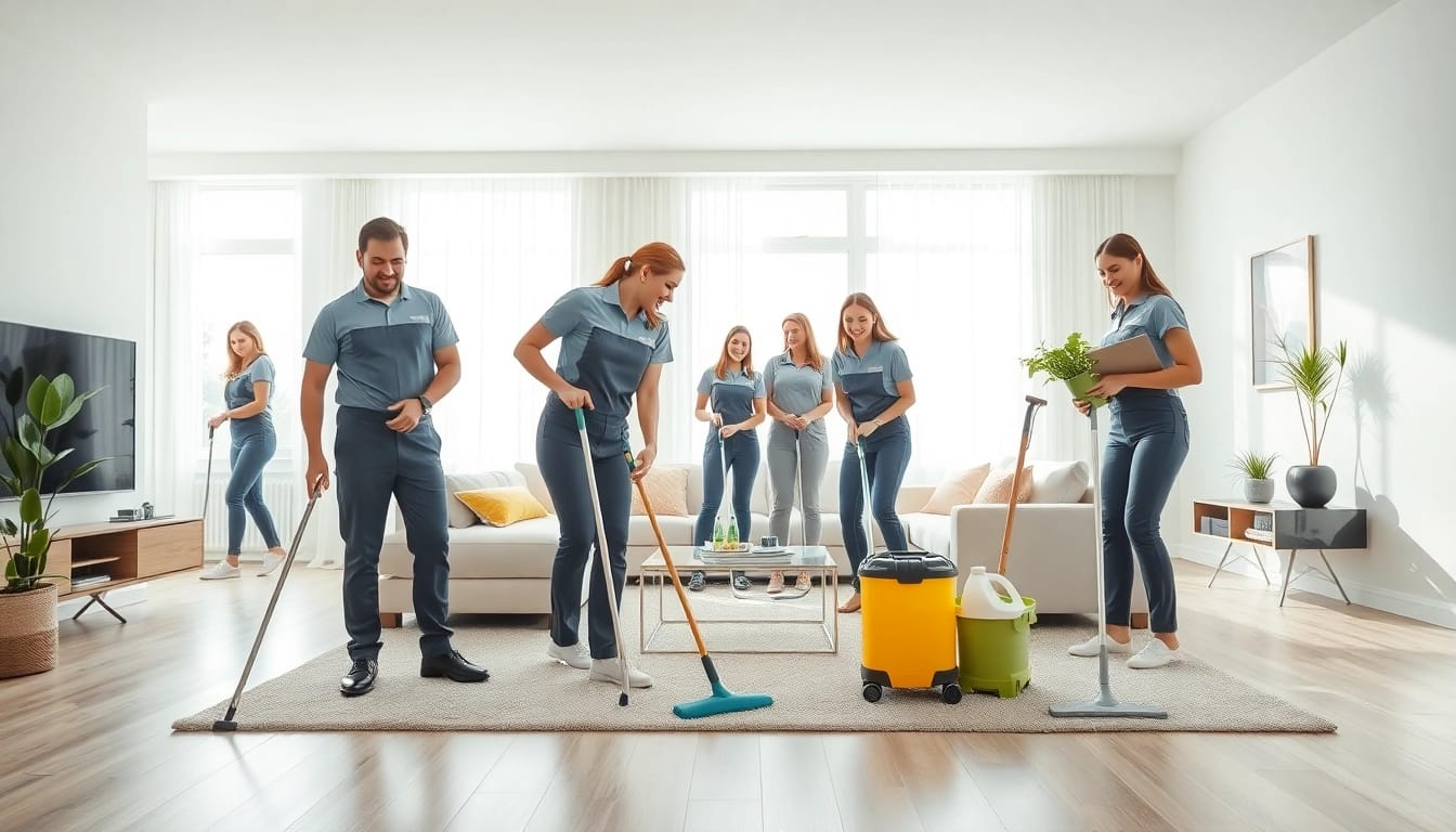 Transform your space with a Cleaning service by professionals in a spotless modern home.