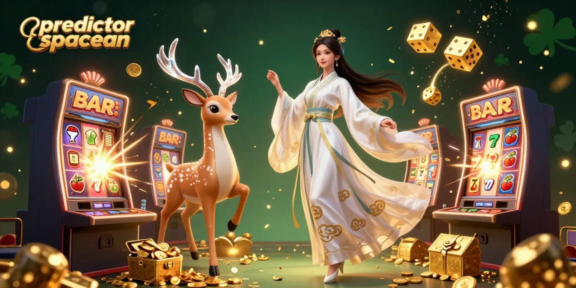 Bet on the predictor spaceman with visuals of a jackpot explosion and vibrant casino elements.