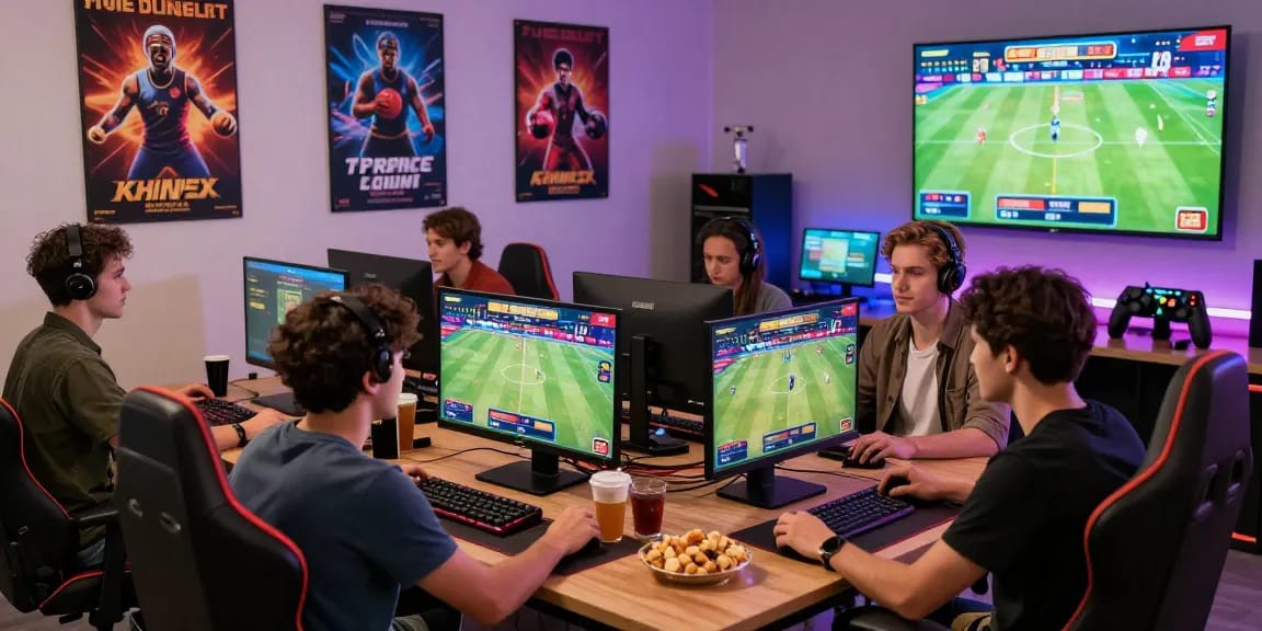 Friends enjoying rokok88 live casino gaming experience with vibrant atmosphere and interactive elements.