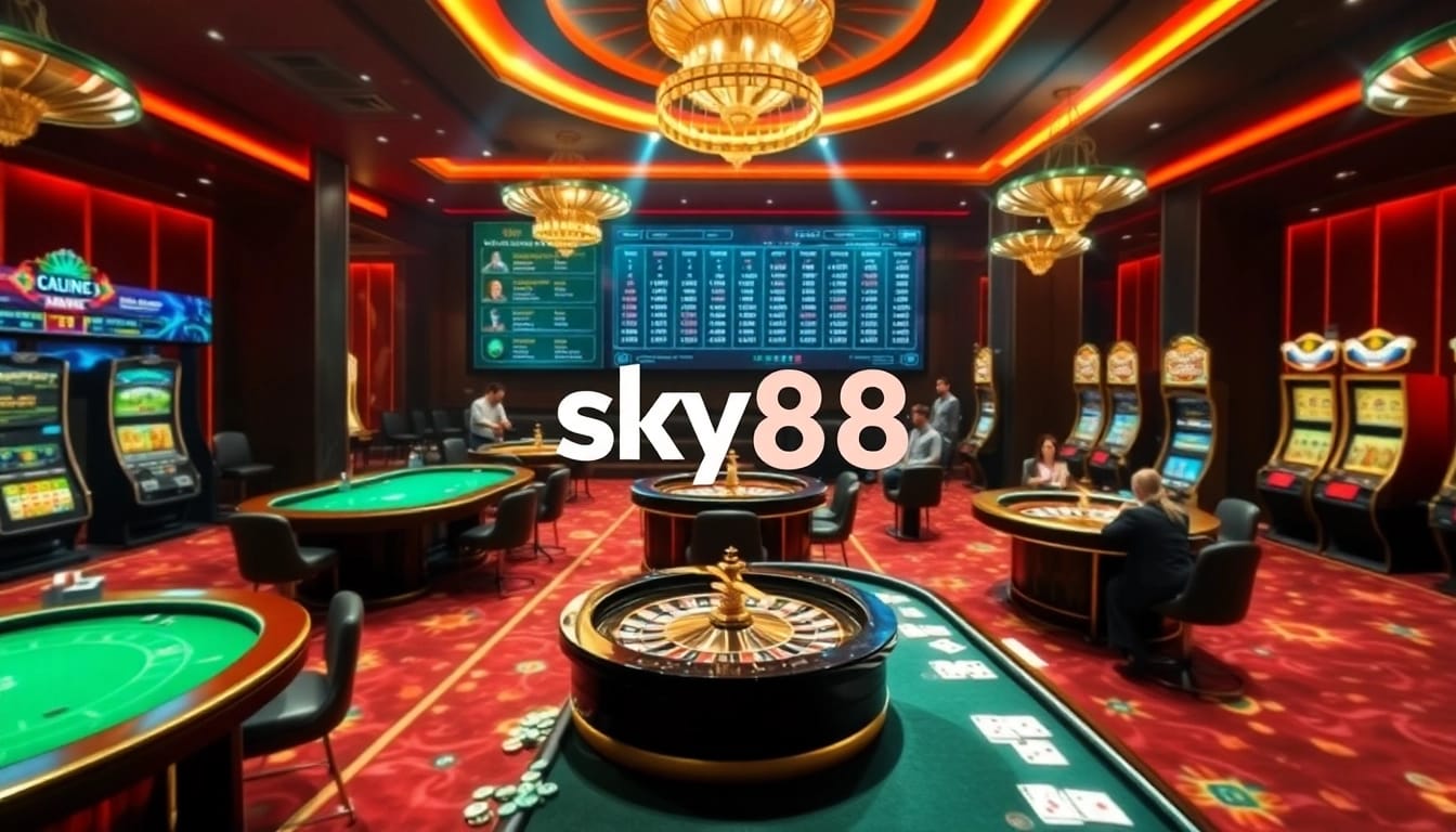 Experience thrilling gameplay at https://sky88sa.com/, featuring professional casino tables and engaging betting options.