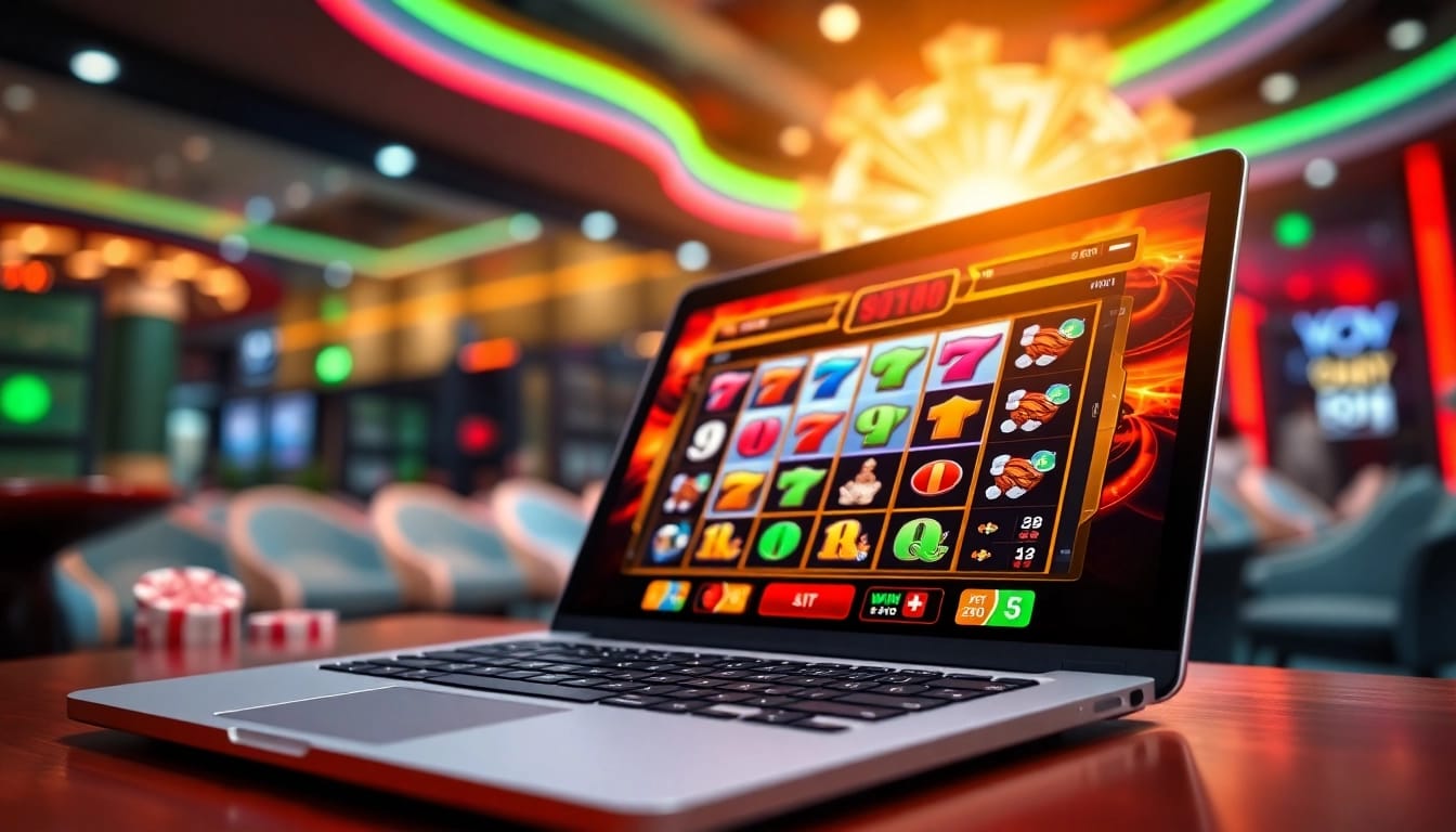 Temukan slot depo 1k yang menarik dengan grafis permainan yang menarik di laptop.