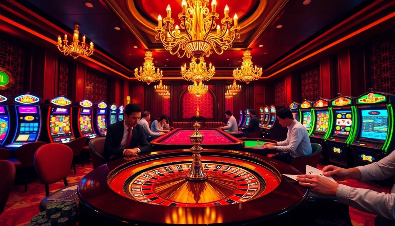 Experience the thrill of winning with "cek di sini info selanjutnya" in a luxurious casino setting.