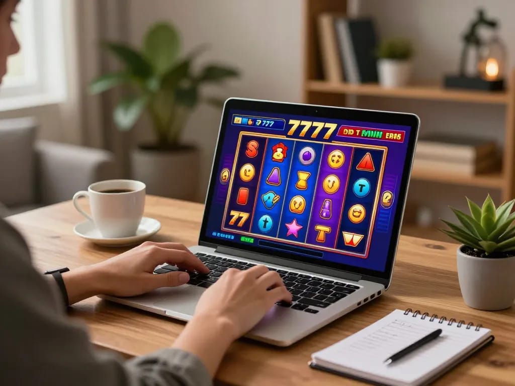 Join in the excitement of slot777 gameplay with vibrant online casino action at home.