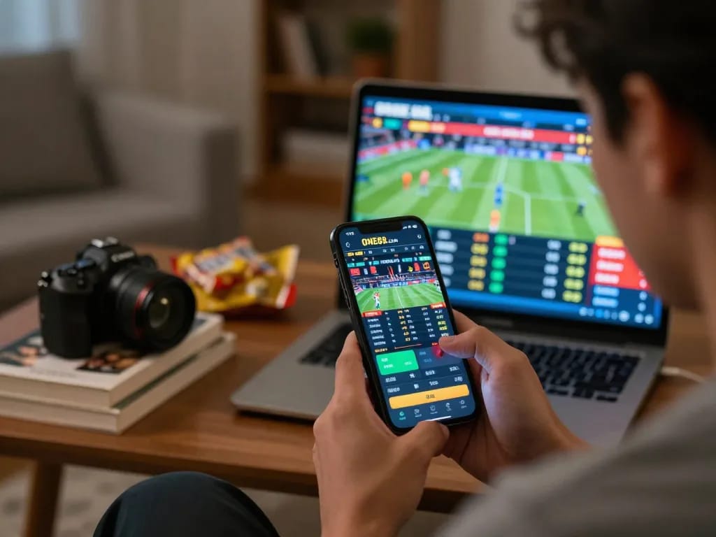 Engaging sports betting on ONE88.COM mobile app highlighting live odds and player stats