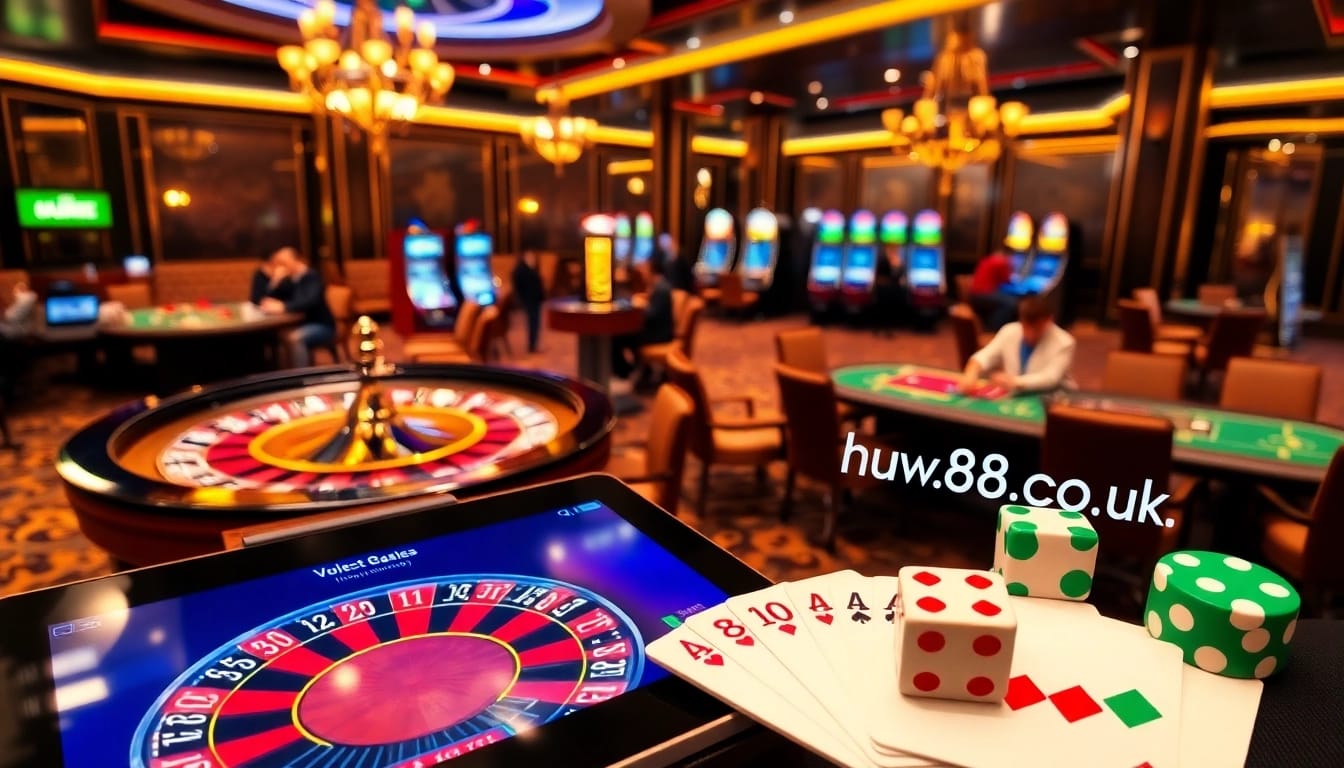 Experience thrilling gaming action at https://uu88.co.uk/ with luxurious casino gameplay, cards, and chips.