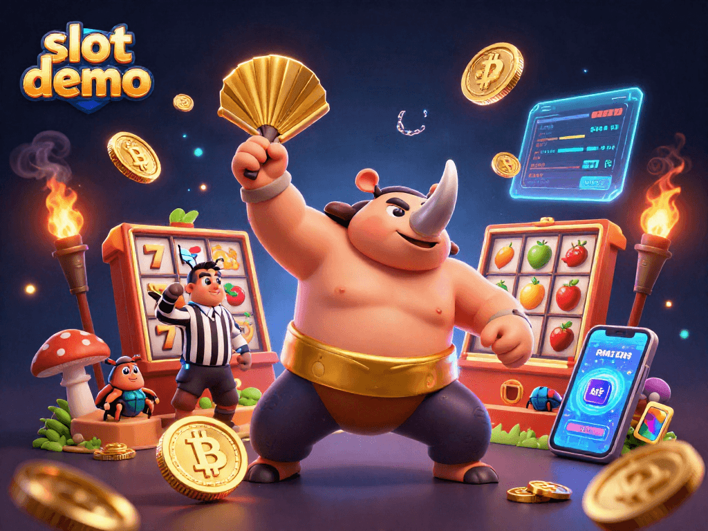 Catch the excitement in this slot demo featuring a sumo beetle champion amidst flying coins!