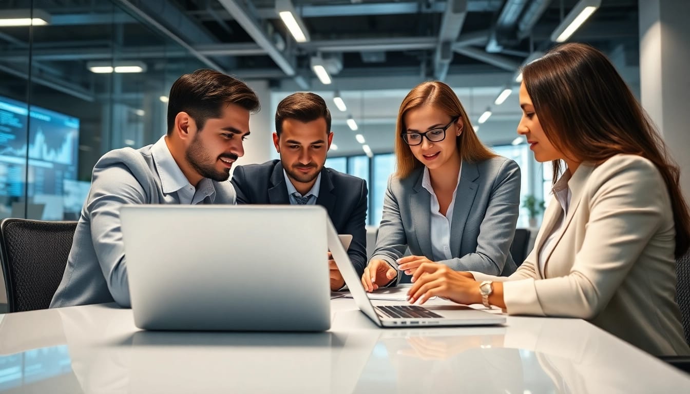 Team utilizing Commercial Lending Suite Technology for efficient financial solutions.
