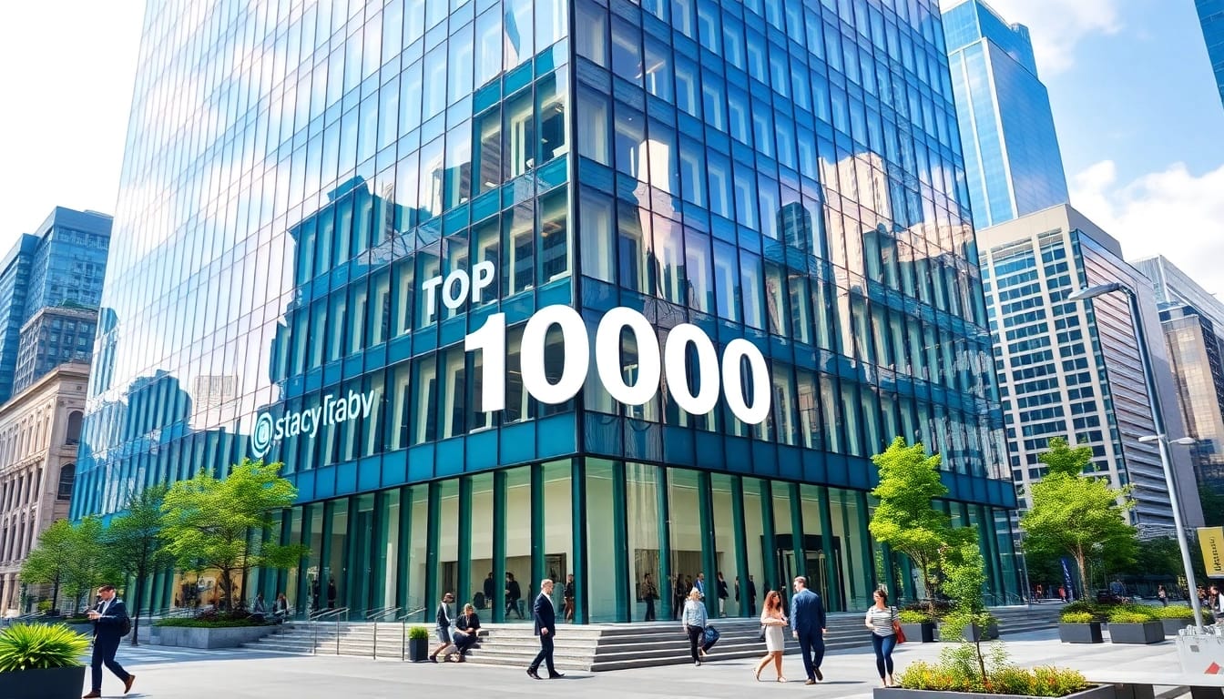 View of the top 10000 companies by businessabc headquarters showcasing vibrant urban energy.