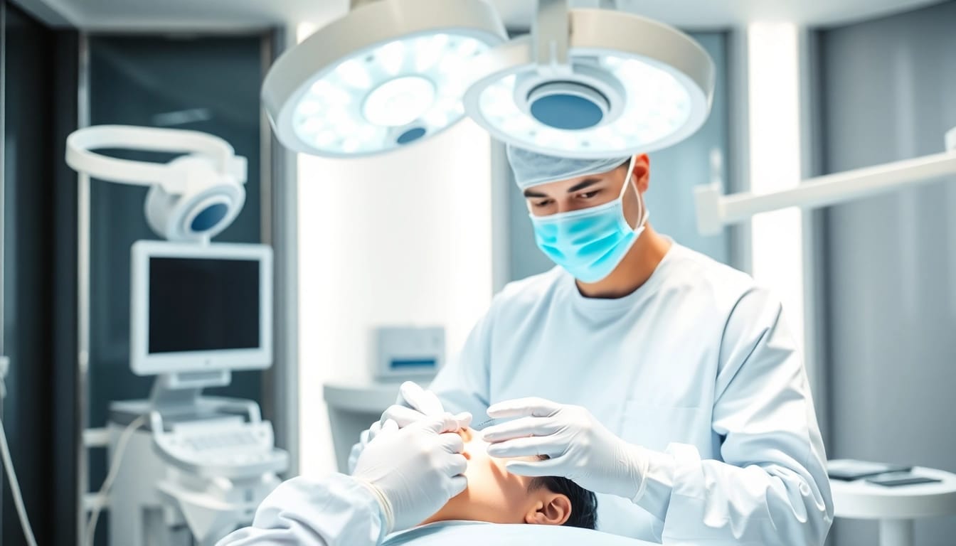 Kirkegaard Aesthetics showcases a professional cosmetic procedure in a modern clinic environment.